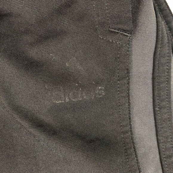 Adidas Pants Mens Medium Black Joggers Basketball Striped Sweatpants Logo - Picture 2 of 8